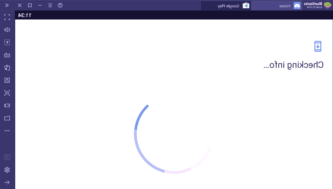 نصب برنامه در bluestacks