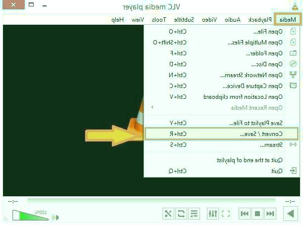 استفاده از vlc به عنوان converter vlc