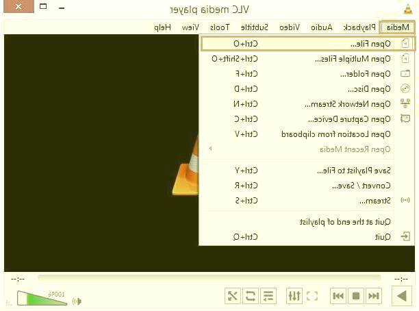 اجرای فایل های فشرده با برنامه vlc برنامه vlc