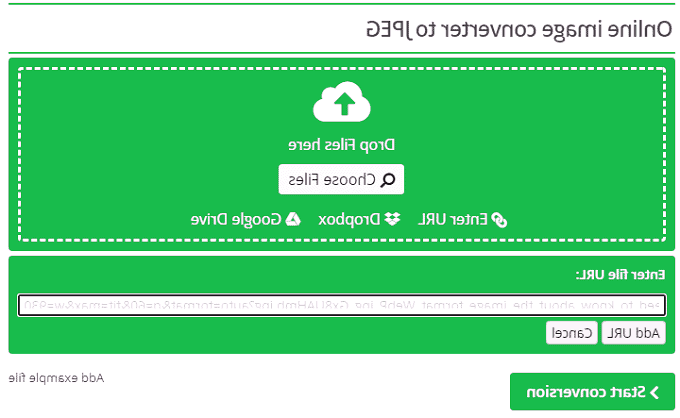 عکس انتخاب شده برای تبدیل فرمت را آپلود کنید تبدیل فرمت