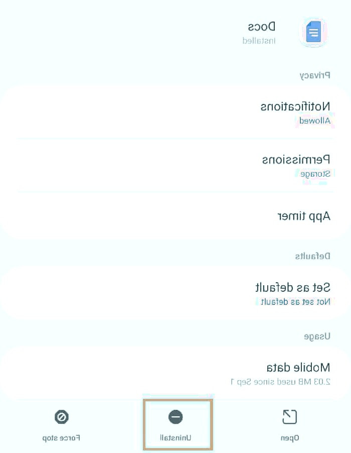 برنامه های غیرضروری