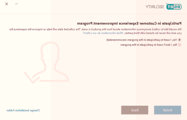 گزینه مشخص شده را انتخاب کنید نصب آنتی ویروس نود 32