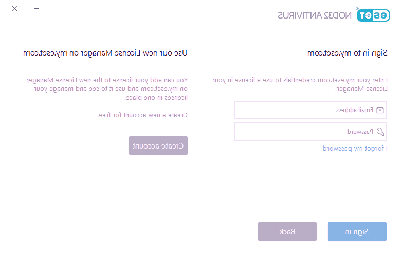 فعال سازی آنتی ویروس نود 32 با حساب کاربری آنتی ویروس نود 32