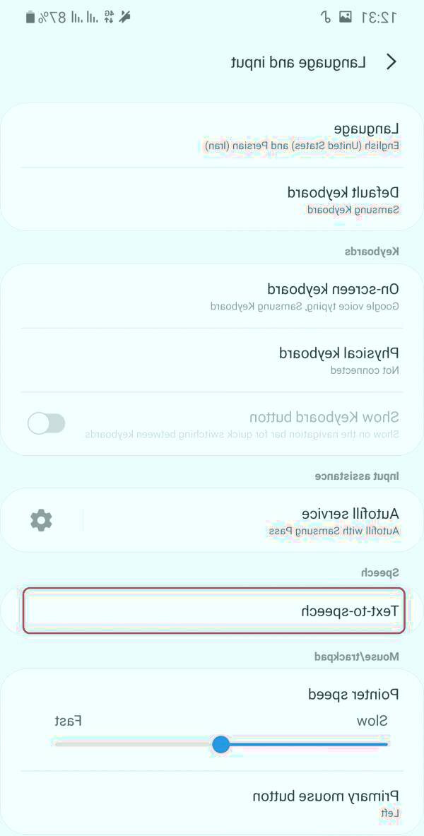 Text to speech