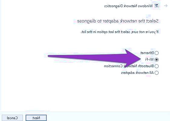 وای فای را انتخاب کنید وصل نشدن به نت