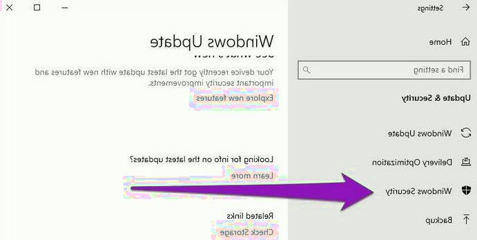 انتخاب گزینهWindows security وصل نشدن به نت