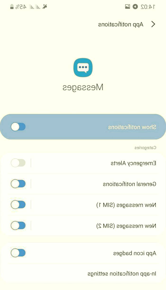 صدای اعلان گوشی را بررسی کنید رفع بی صدا شدن پیامک