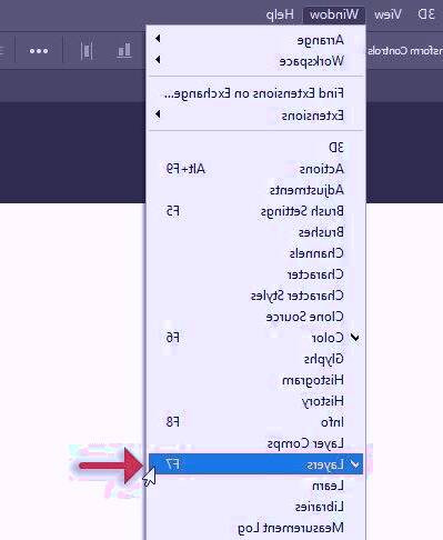 پنل لایه فتوشاپ