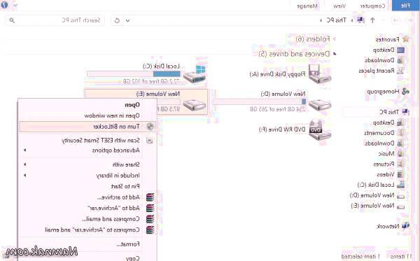 نحوه قفل گذاشتن روی درایوها امنیت درایوها