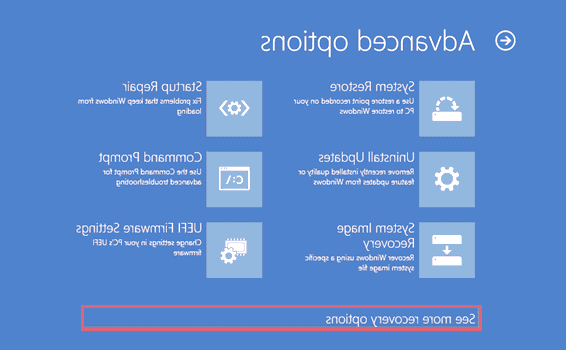 گزینه مشخص شده را انتخاب کنید safe mode