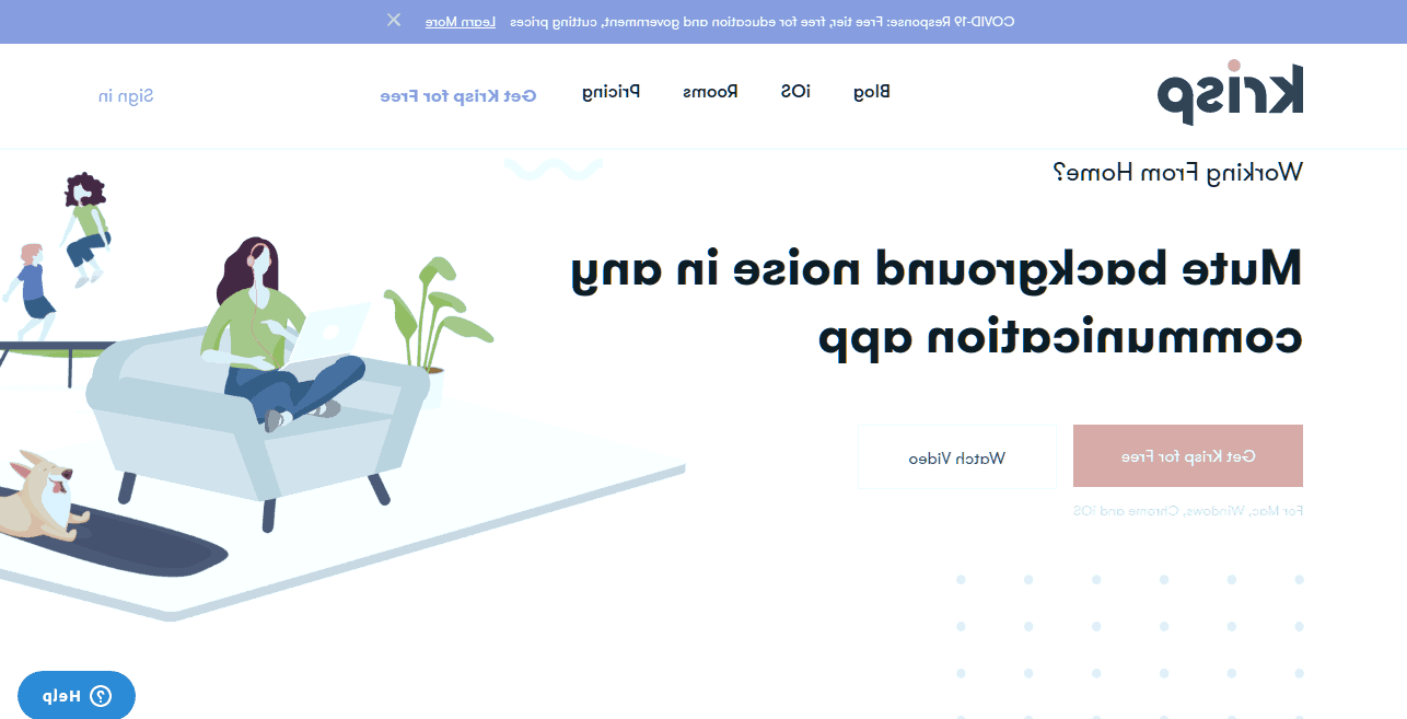 معرفی قابلیت های برنامه Krisp مدیریت تیم دورکاری