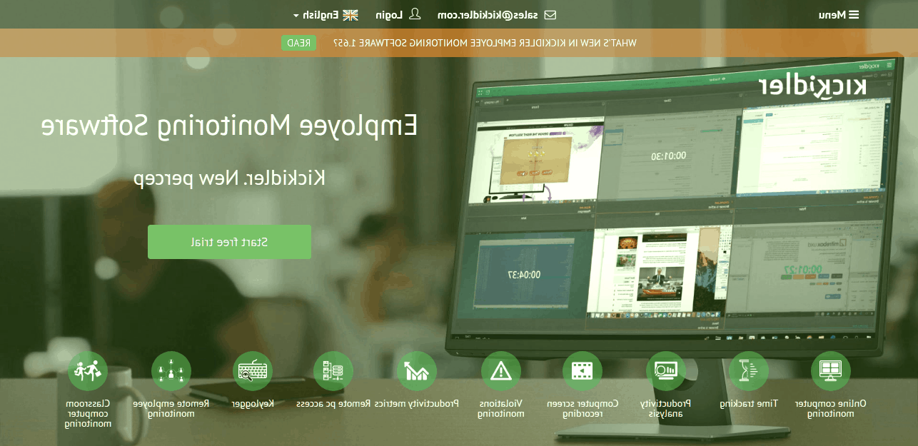 معرفی قابلیت های برنامه Kickidler مدیریت تیم دورکاری