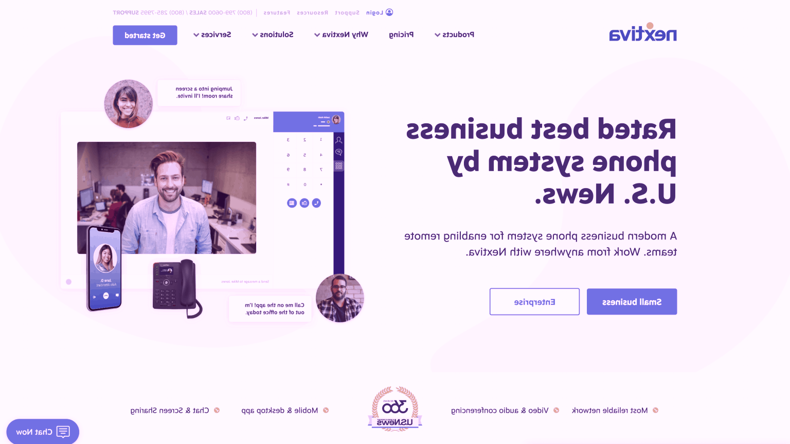 معرفی قابلیت های برنامه Nextiva تیم دورکاری