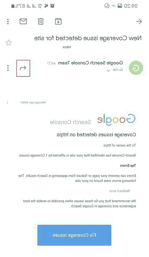 باز کردن ایمیل