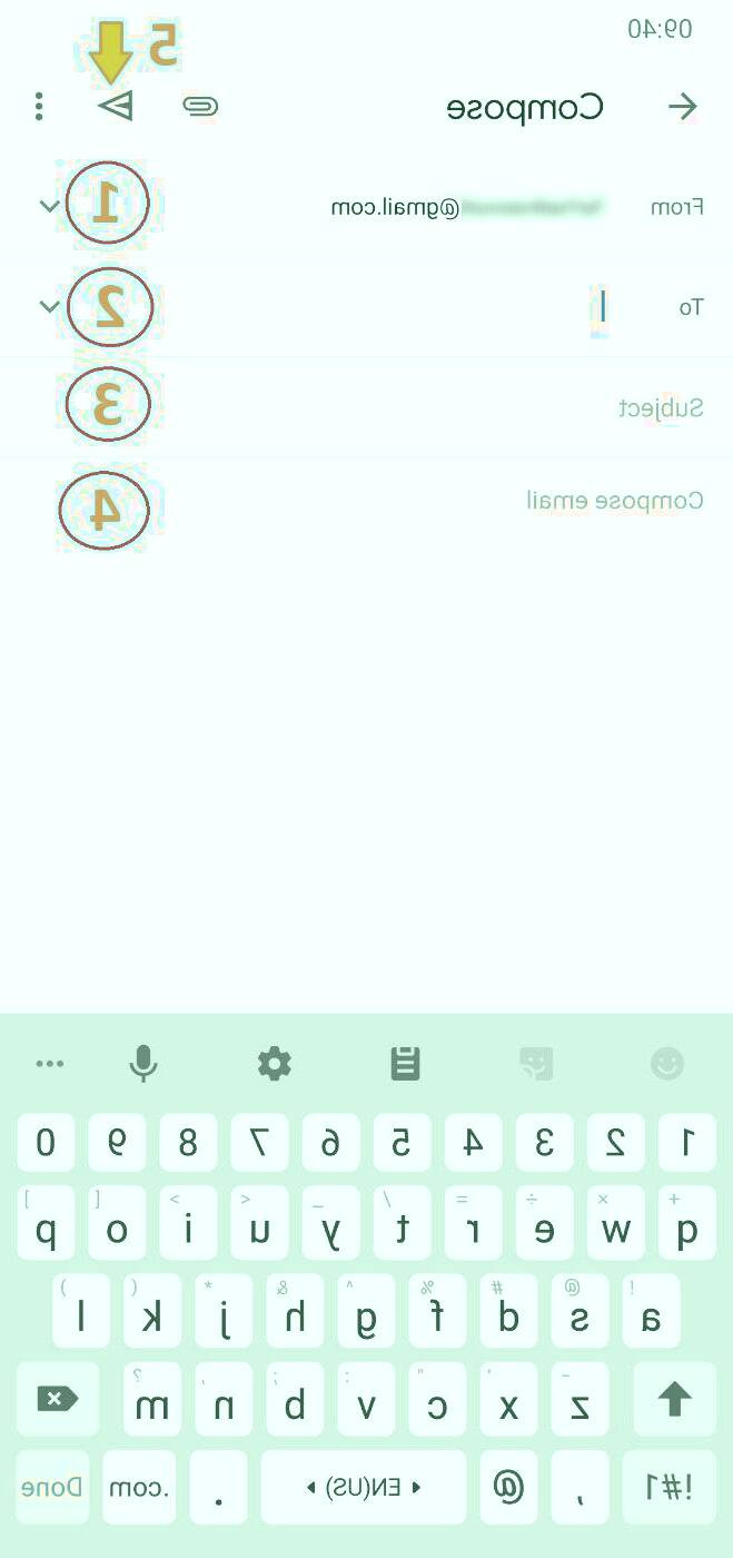 ارسال ایمیل