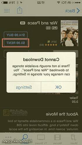 فضای اشغال شده آیفون