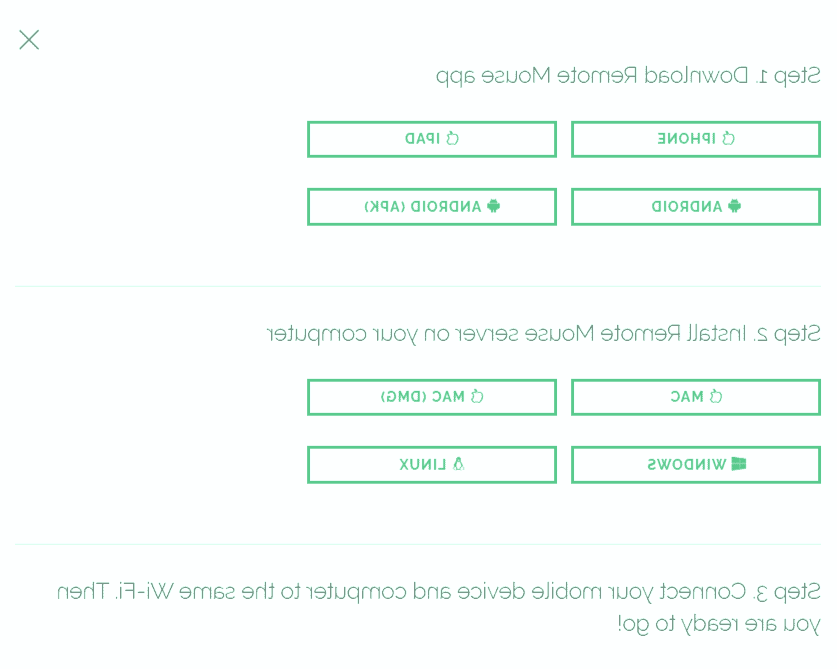 تبدیل گوشی به موس