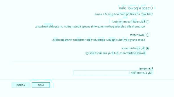 پلن برق ویندوز