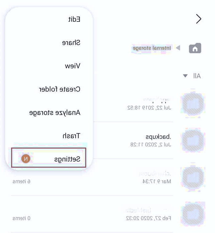 مدیریت فایل اندروید