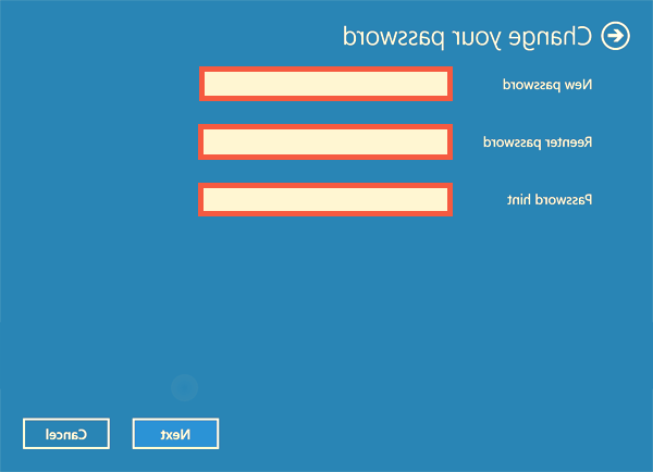 تغییر رمز ویندوز 10