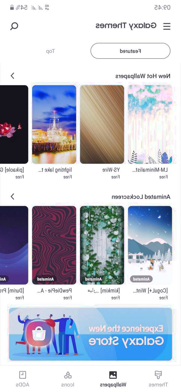 دانلود galaxy themes