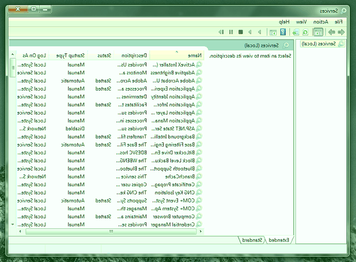 سرویس های ویندوز