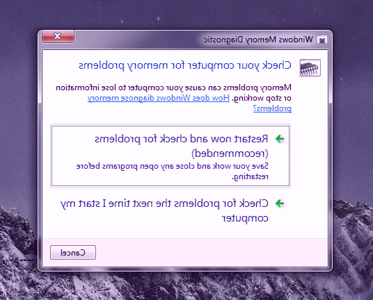 بررسی ram ویندوز