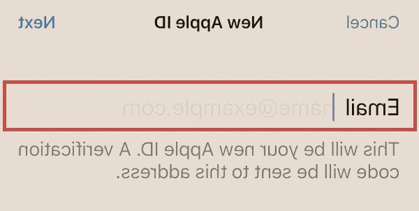 اپل آیدی جدید