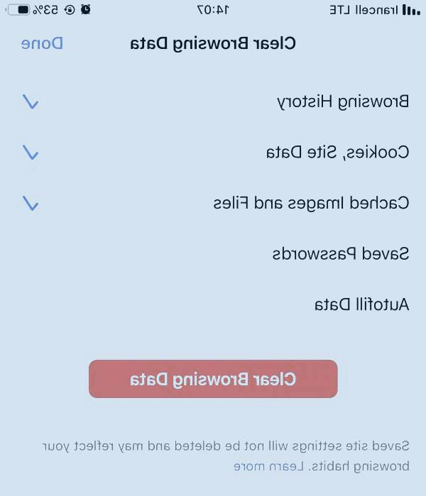 تاریخچه کروم آیفون