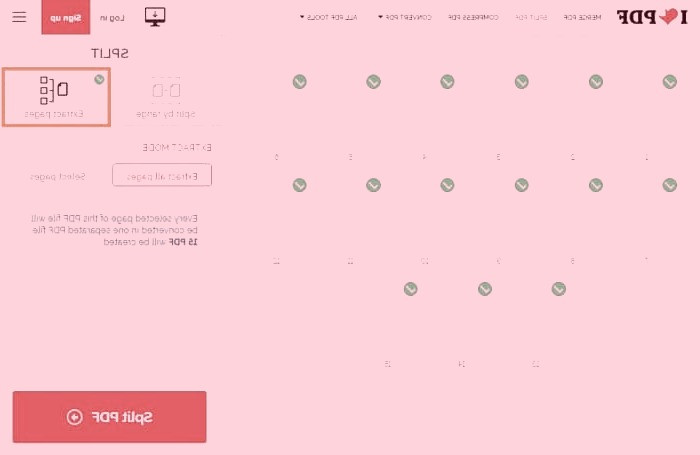 جدا کردن صفحات pdf