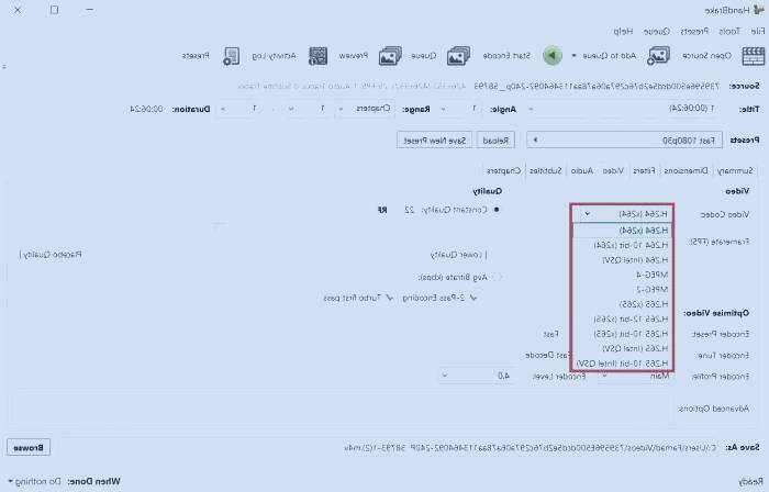 برنامه handbrake