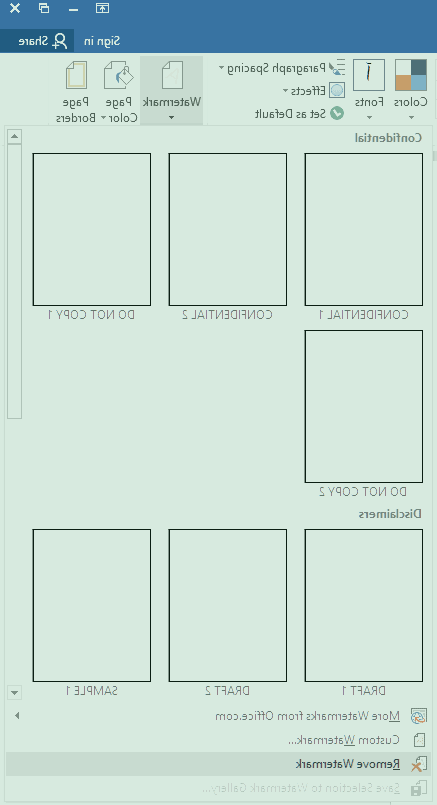 اضافه کردن واترمارک ورد