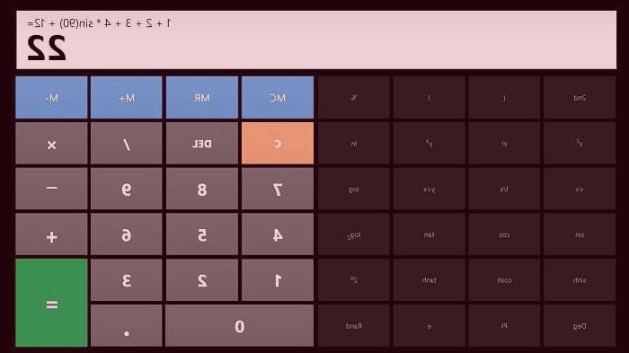 ماشین حساب ویندوز