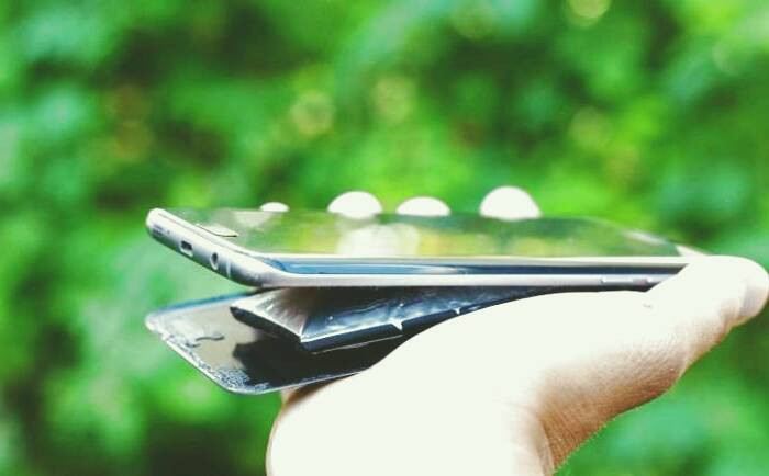 باتری باد کرده