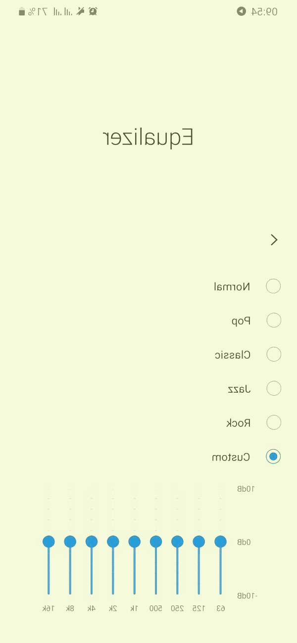 تنظیمات صدای گوشی