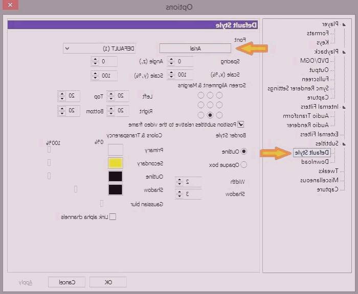 تغییر فونت پلیر