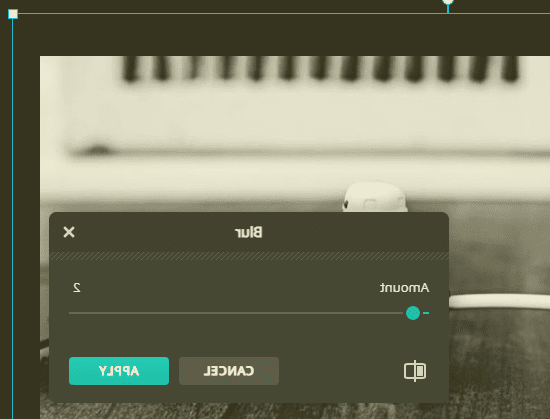 قابلیت بلور عکس