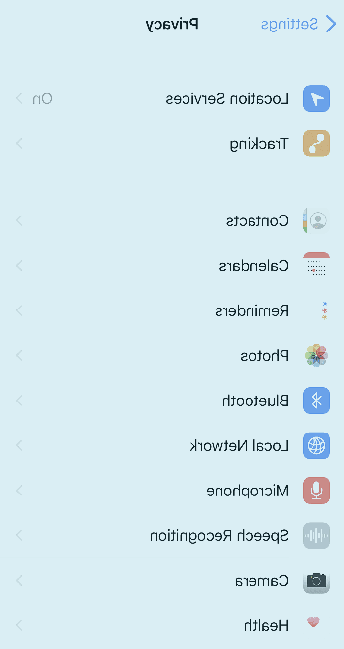 موقعیت مکانی آیفون