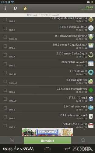 حذف برنامه های اندروید