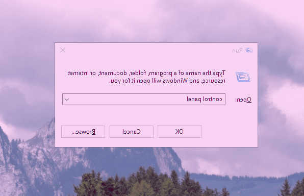 پنجره run ویندوز