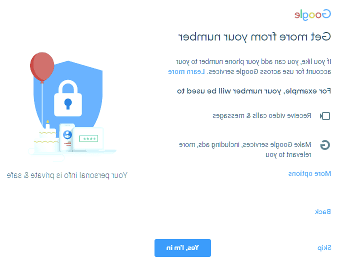 تنظیمات حساب جیمیل