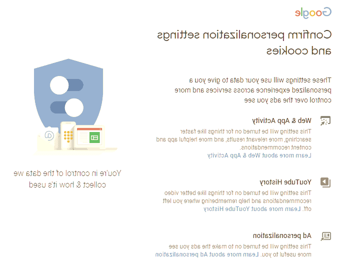 تایید کوکی گوگل