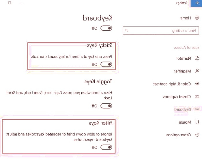 تنظیمات ویندوز