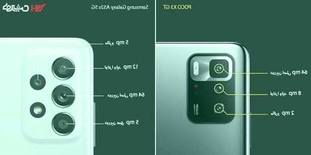 گلکسی A52S در مقابل پوکو X3GT: بررسی و مقایسه ویژگی‌ها