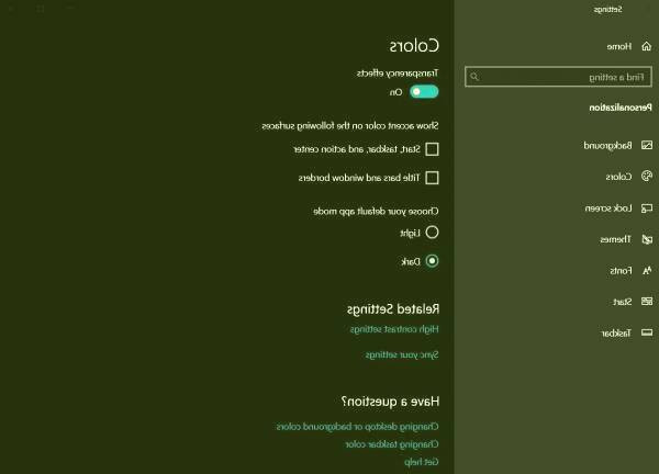 دارک شدن ویندوز