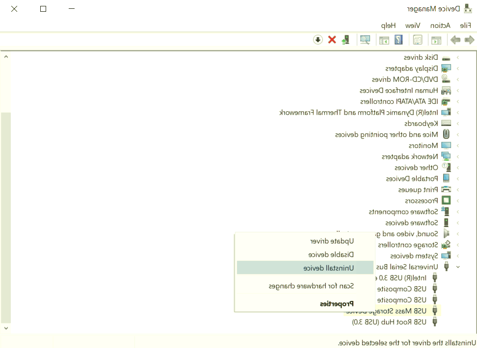 شناخته نشدن فلش