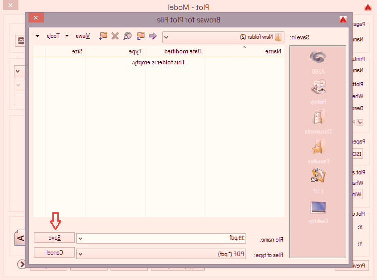pdf کردن فایل اتوکد