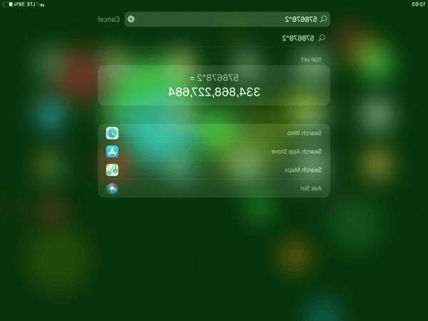 SPOTLIGHT AND SIRI ماشین حساب آیفون