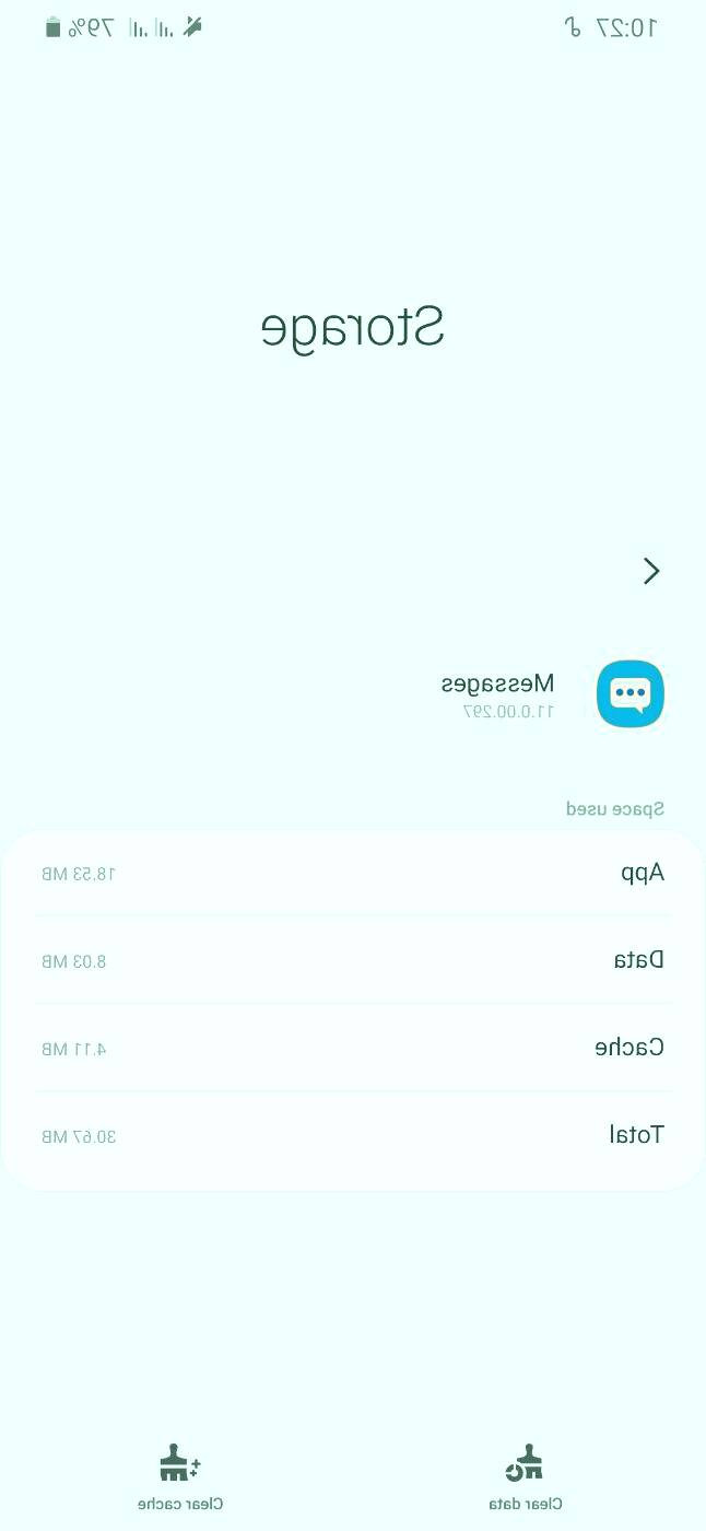 حذف کش برنامه پیامک گوشی عدم ارسال اس ام اس