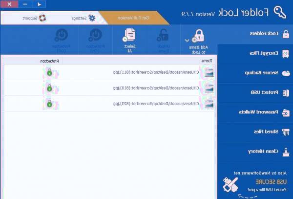 قفل کردن فولدر